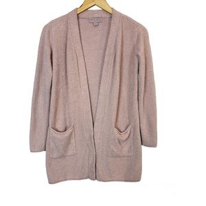 Barefoot Dreams CozyChic Lite Long Weekend Cardi Cardigan Pink Women’s‎ Sz XS